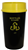 Sabco Bin Recycling Bottles  Cans Yellow Lid 60L
