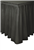 Table Skirt Plastic Black