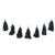 Tassel Garland Black 3M 12 Pack