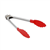 Tongs Mini Stainless Steel Nylon Head Red 18cm