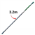 Unger Nlite Carbon Composite Pole 32m 2 Section